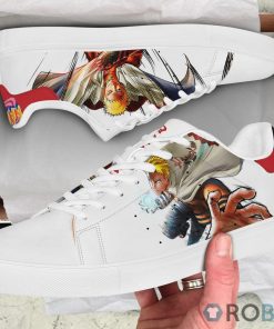 Naruto 7th Hokage Skate Sneakers Custom Boruto Anime Shoes