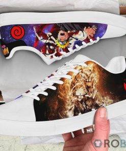 Naruto and Kakashi Skate Sneakers Custom Naruto Anime Shoes