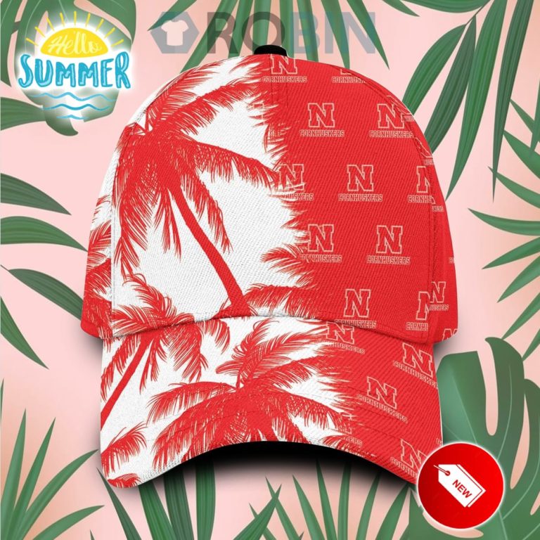 Nebraska Cornhuskers Palm Trees Classic Baseball Cap Hat