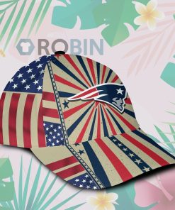 New England Patriots Retro Vintage Design Classic Baseball Cap Hat