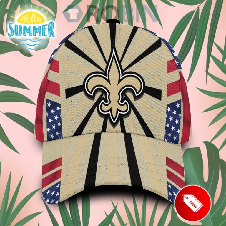 New Orleans Saints Retro Vintage Design Classic Baseball Cap Hat
