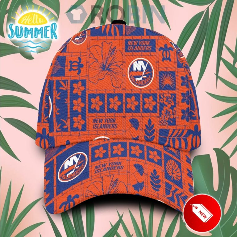 New York Islanders Hawaiian Classic Baseball Cap Hat