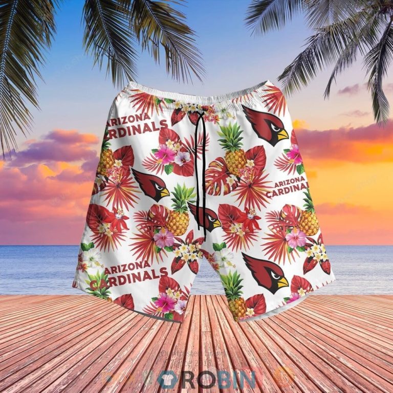 Nfl Arizona Cardinals Hawaiian Shirt And Short