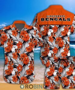 Nfl Cincinnati Bengals Hawaiian Shirt And Short Nfl Cincinnati Bengals Hawaiian Shirt And Short