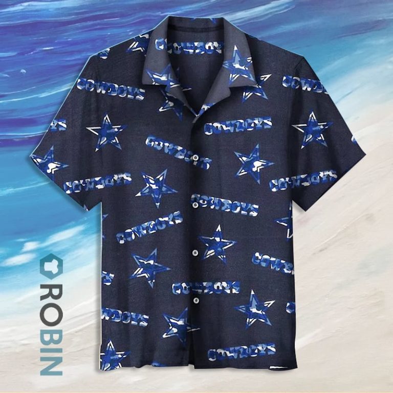 Nfl Dallas Cowboys Logo Beach Tropical Hawaiian Shirt