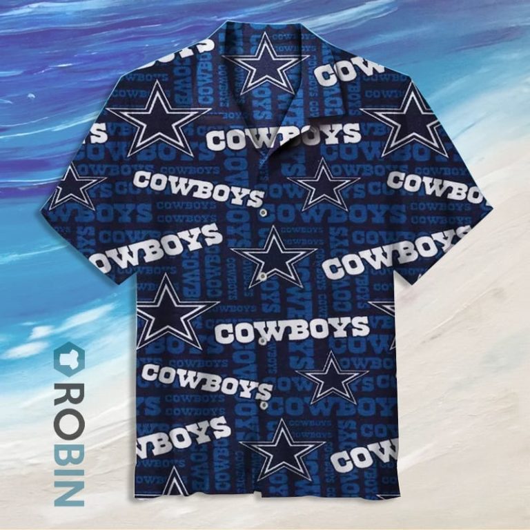 Nfl Dallas Cowboys Logo Hawaiian Summer Shirts