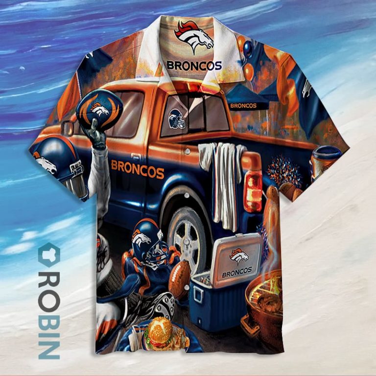 Nfl Denver Broncos All Over Print Hawaiian Shirt