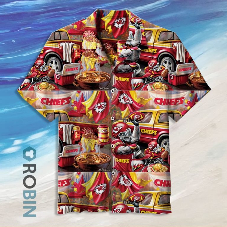 Nfl Kansas City Chiefs Casual Hawaiian Shirt