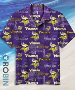Nfl Minnesota Vikings Logo Hawaiian Shirt