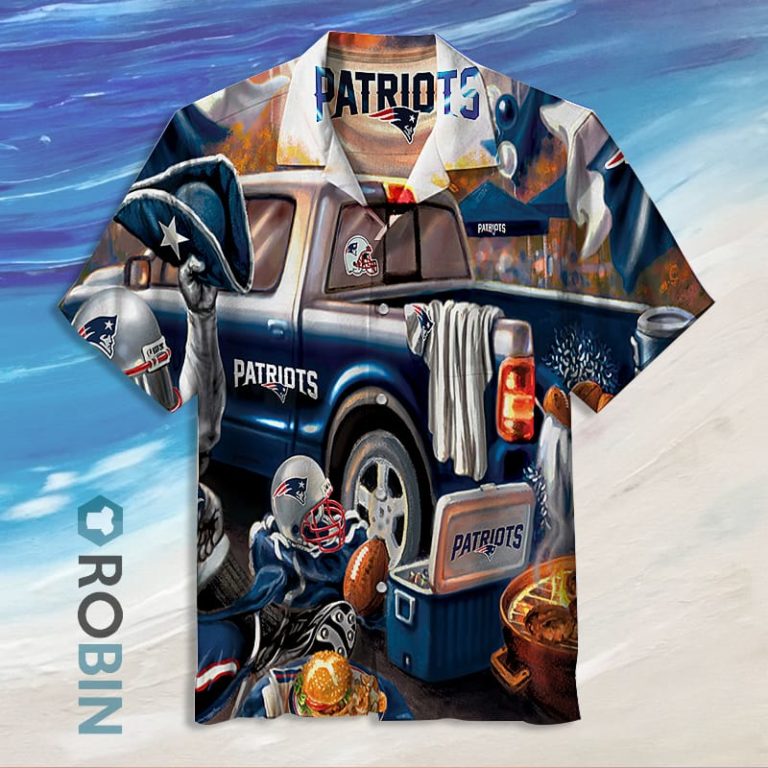 Nfl New England Patriots Hawaiian Shirt Short Sleeve