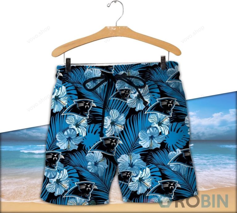Nfl Nfl Carolina Panthers Hawaiian Shirt And Short