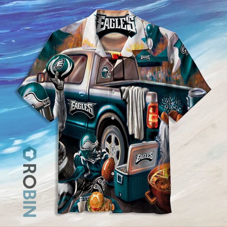 Nfl Philadelphia Eagles Hawaiian Shirt Short Sleeve