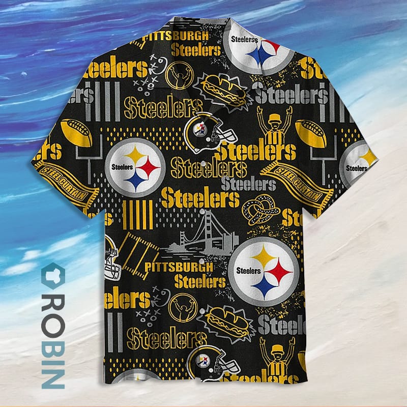 Nfl Pittsburgh Steelers Hawaiian Shirt - RobinPlaceFabrics