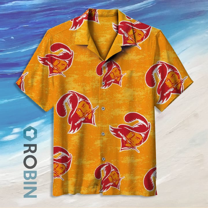 Nfl Tampa Bay Buccaneers Hawaiian Shirt Regular Fit Short Sleeve