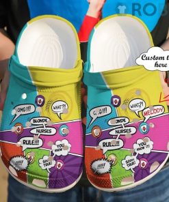 Nurse Personalized Rules Crocs Crocband Clog