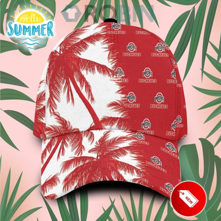 Ohio State Buckeyes Palm Trees Classic Baseball Cap Hat