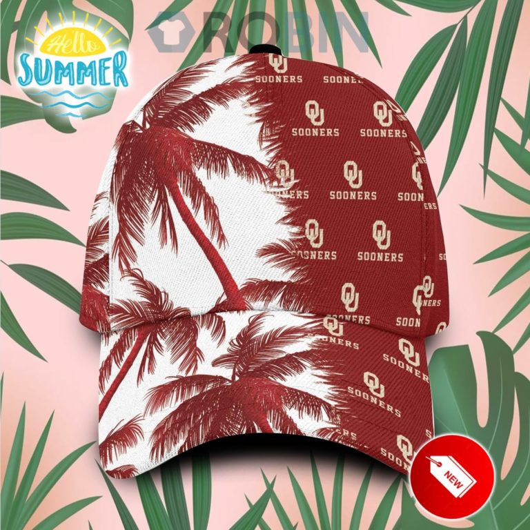 Oklahoma Sooners Palm Trees Classic Baseball Cap Hat