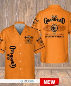 Old Grand Dad Bourbon Whiskey Hawaiian Shirt