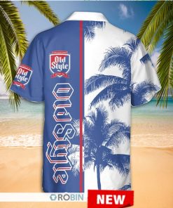 old style beer aloha shirt