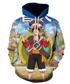 One Piece Anime Luffy Hoodie Shirt – Casual Hoodeds