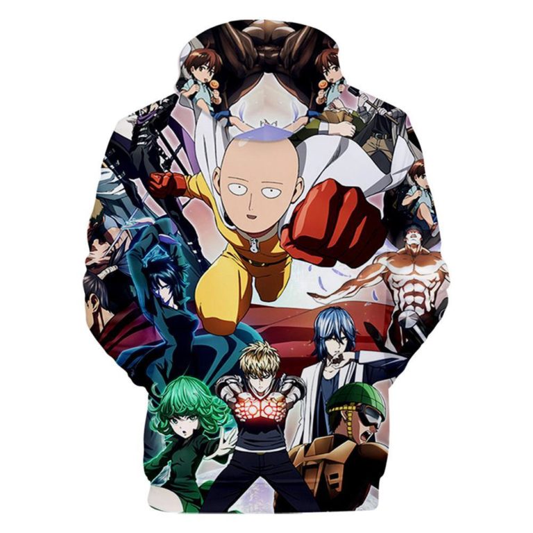 One Punch Man Hoodie Shirts – Saitama Hooded RB4338