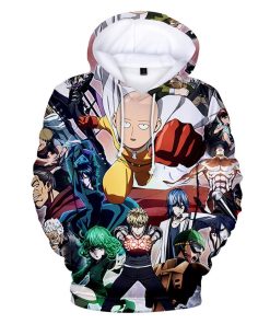 One Punch Man Hoodie Shirts – Saitama Hooded RB4338