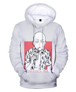 One Punch Man Hoodie Shirts – Saitama Hooded RB5105