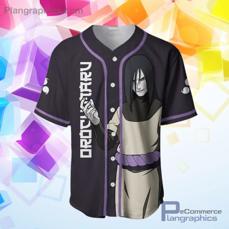 Orochimaru Baseball Jersey Shirt Naruto Anime Merch Clothes