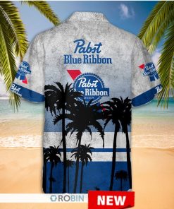 pabst blue ribbon hawaiian shirt