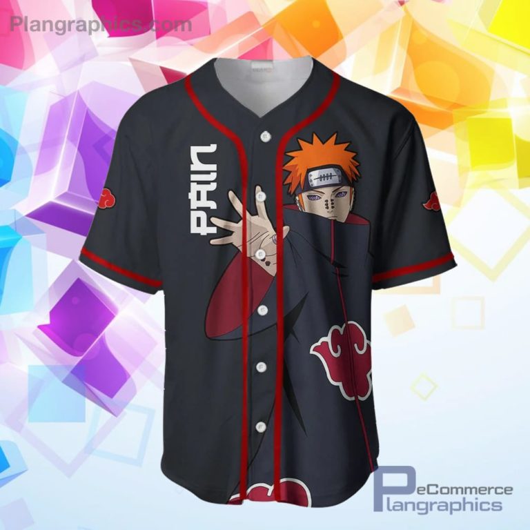 Pain Baseball Jersey Shirt Naruto Anime Merch Clothes