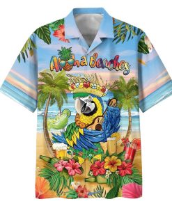 Parrot Aloha Beaches Aloha Shirts