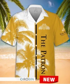 patron tequila hawaiian shirt