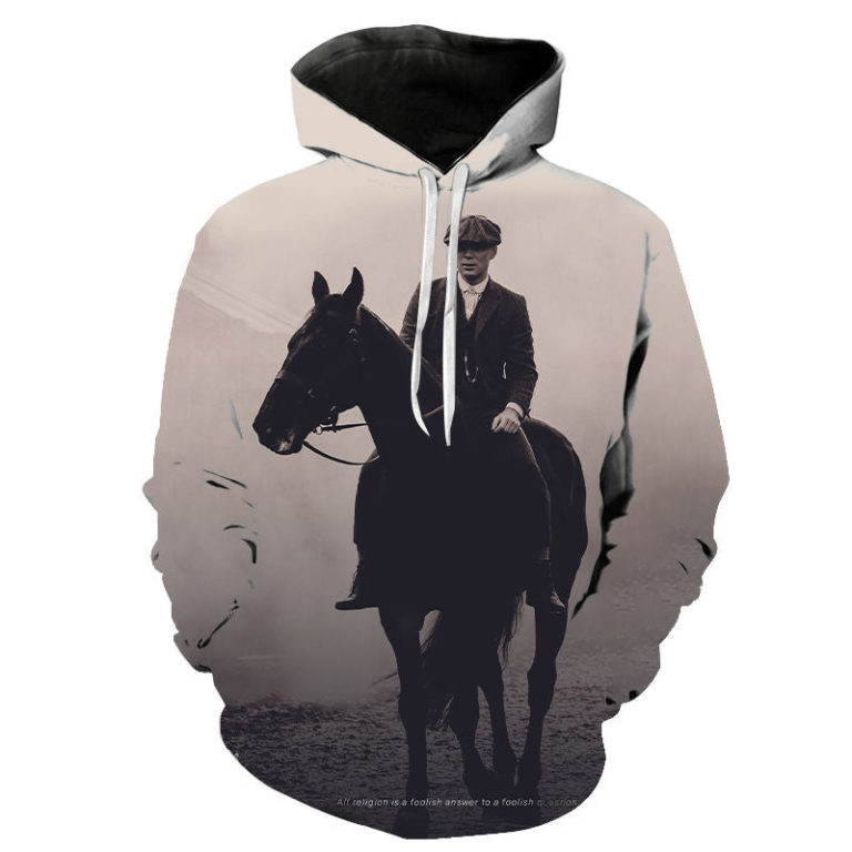 Peaky Blinder Hoodie Shirt – Fashion 3D Printed Hooded
