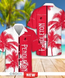 Pendleton Whisky Palm Tree Hawaiian Shirt