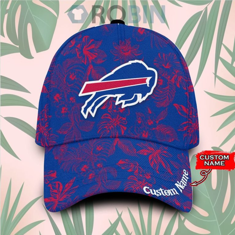 Personalized Buffalo Bills Tropical Hawaiian Classic Baseball Cap Hat