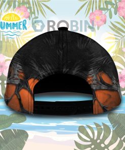 Personalized Clemson Tigers Skull Torn Fabric Classic Baseball Cap Hat