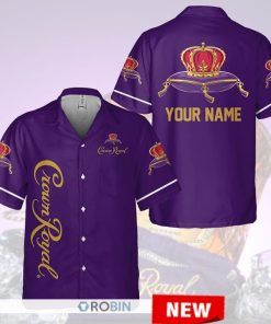 Personalized Crown Royal Hawaiian Shirt
