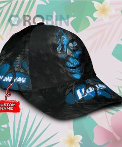 Personalized Detroit Lions Skull Torn Fabric Classic Baseball Cap Hat Personalized Detroit Lions Skull Torn Fabric Classic Baseball Cap Hat