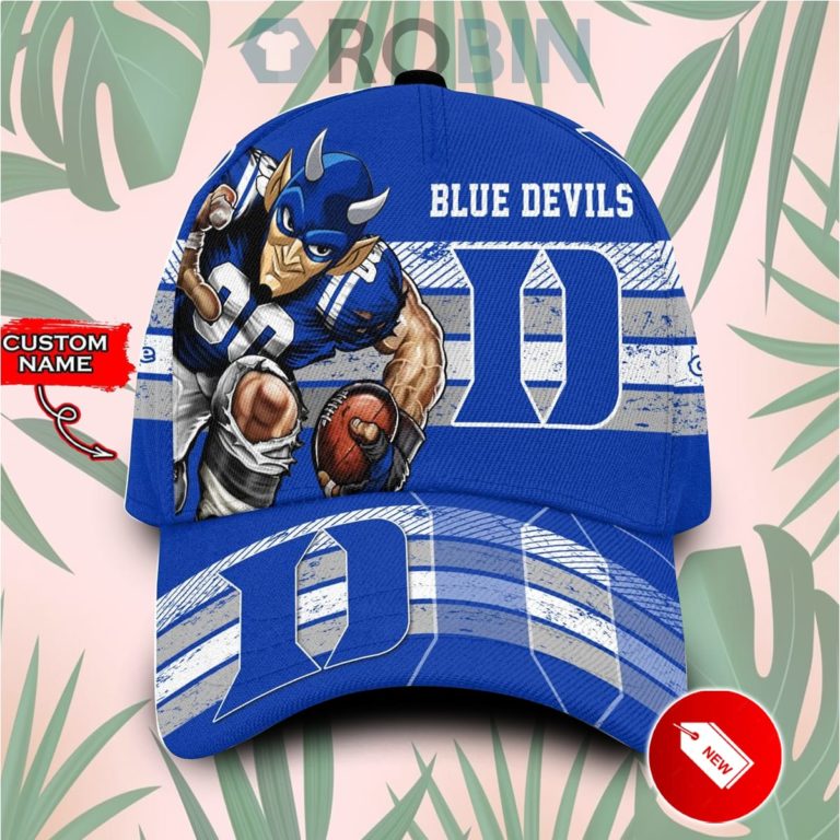 Personalized Duke Blue Devils Mascot Vintage Design Classic Baseball Cap Hat