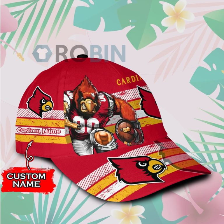 Personalized  Louisville Cardinals Mascot Vintage Design Classic Baseball Cap Hat