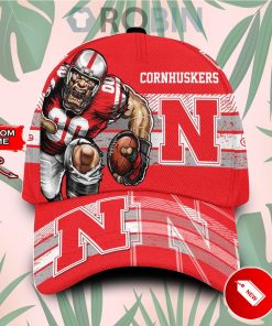 Personalized  Nebraska Cornhuskers Mascot Vintage Design Classic Baseball Cap Hat