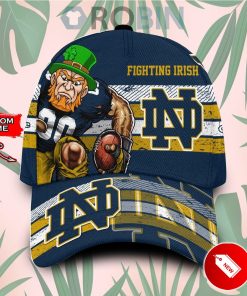 Personalized  Notre Dame Fighting Irish Mascot Vintage Design Classic Baseball Cap Hat