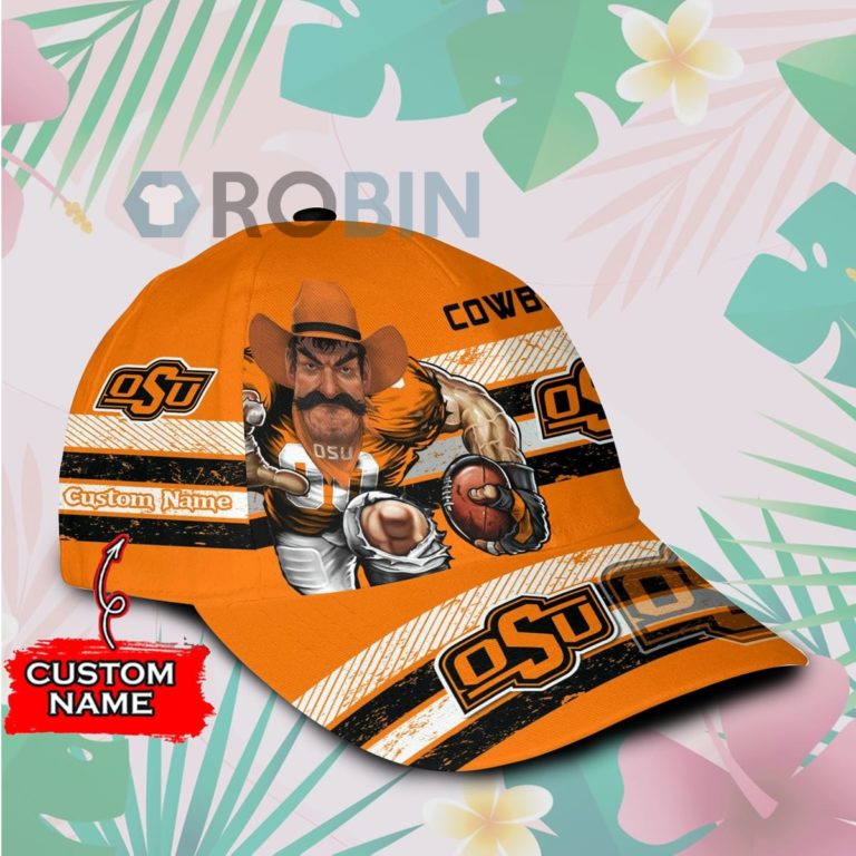 Personalized  Oklahoma State Cowboys Mascot Vintage Design Classic Baseball Cap Hat