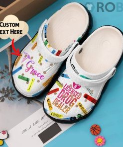 Pharmacy Personalized Licensed Drug Dealer Crocs Crocband Clog