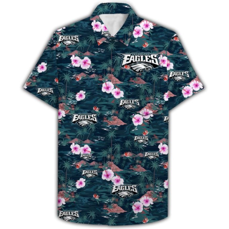 Philadelphia Eagles Hawaii Shirt and Shorts Flip Flops