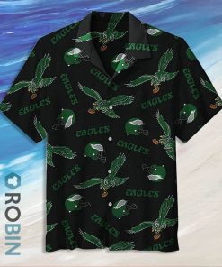 Philadelphia Eagles Retro Logo Hawaiian Shirt