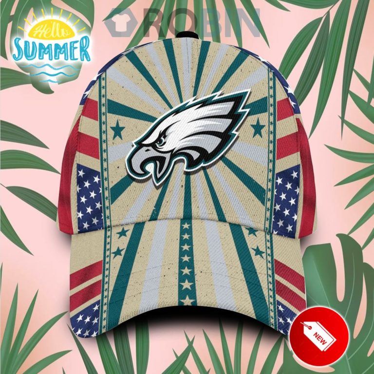 Philadelphia Eagles Retro Vintage Design Classic Baseball Cap Hat