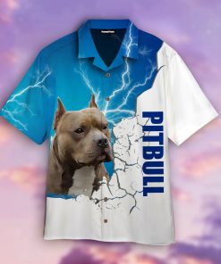 Pitbull Dog Aloha Shirts