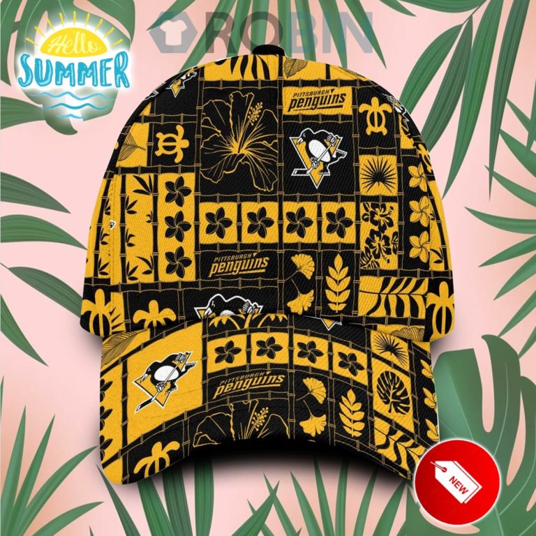 Pittsburgh Penguins Hawaiian Classic Baseball Cap Hat
