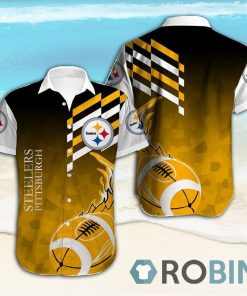 Pittsburgh Steelers Hawaiian Shirt Short Sleeves
